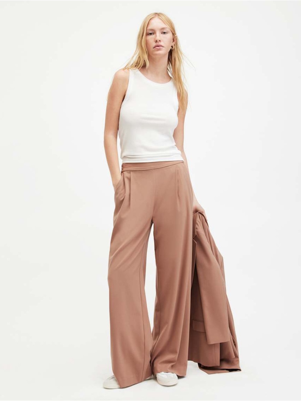 AllSaints Aleida Wide Leg Pants